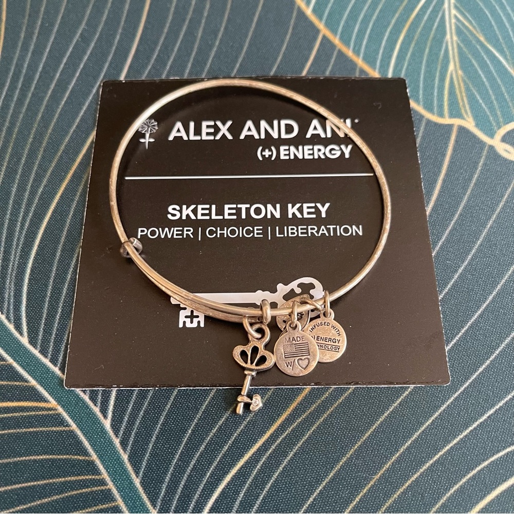 Skeleton Key Alex and Ani Bangle Bracelet